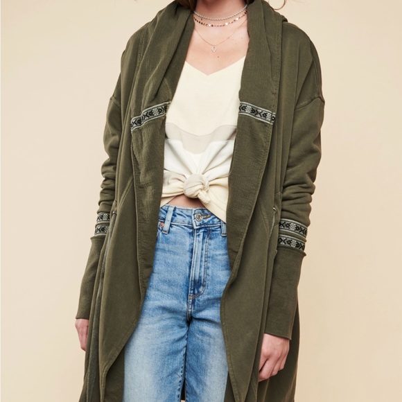 EARTHBOUND Utility Jacket with Embroidered Trim - Picture 3 of 5